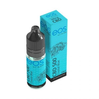 Eos Crystal Blue  CBD E-Liquid 500mg Cannabidiol in 10ml